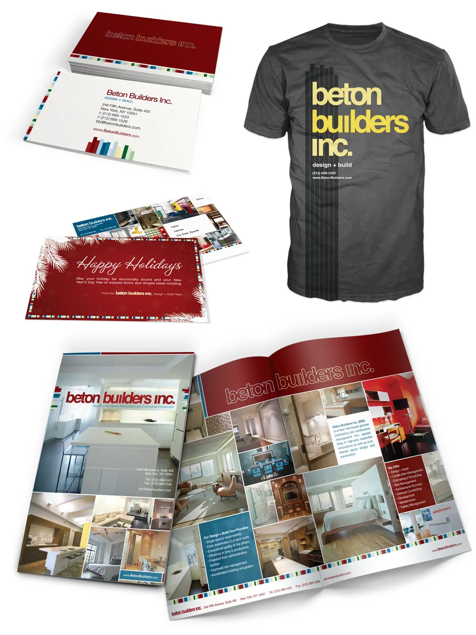 Beton Builders print collateral